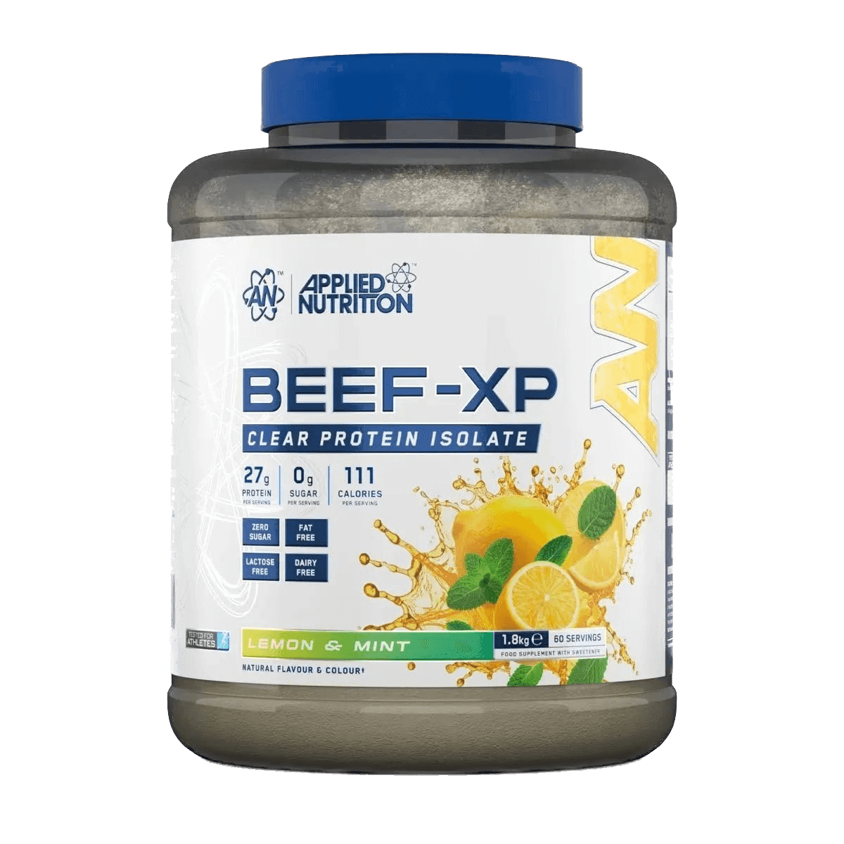 Proteína aislada de carne de vacuno sin azúcar ni lactosa – 1800 g | Applied Nutrition