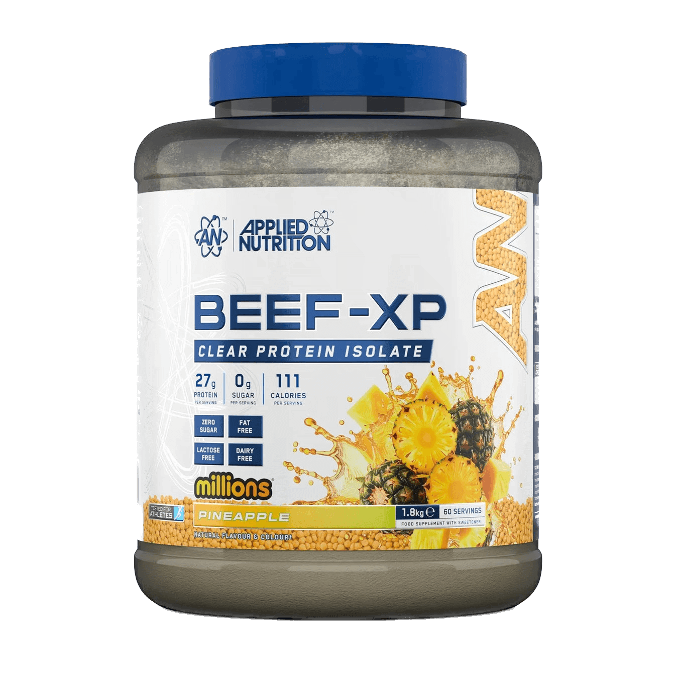 Proteína aislada de carne de vacuno sin azúcar ni lactosa – 1800 g | Applied Nutrition
