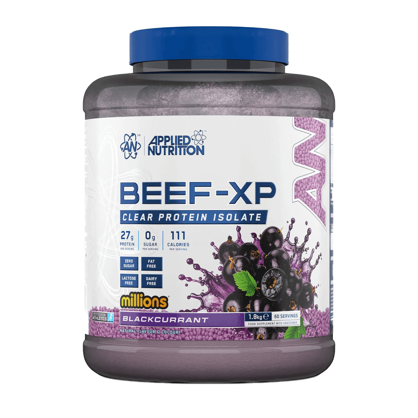 Proteína aislada de carne de vacuno sin azúcar ni lactosa – 1800 g | Applied Nutrition
