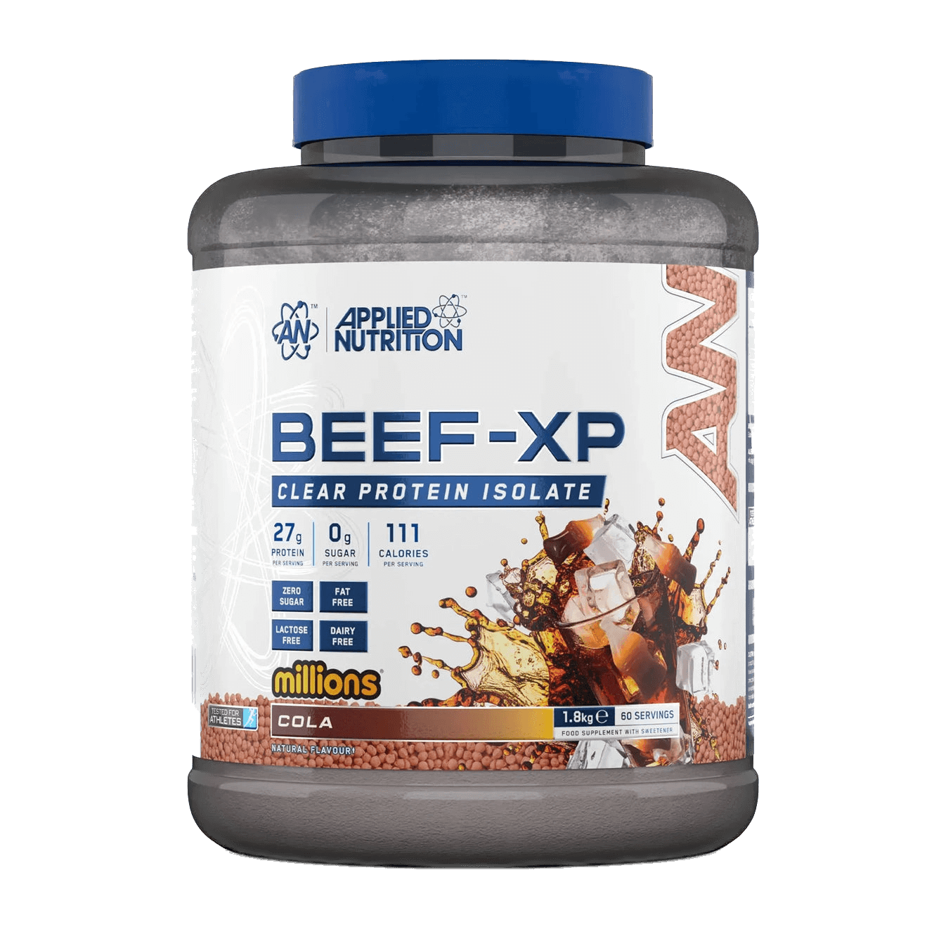 Proteína aislada de carne de vacuno sin azúcar ni lactosa – 1800 g | Applied Nutrition