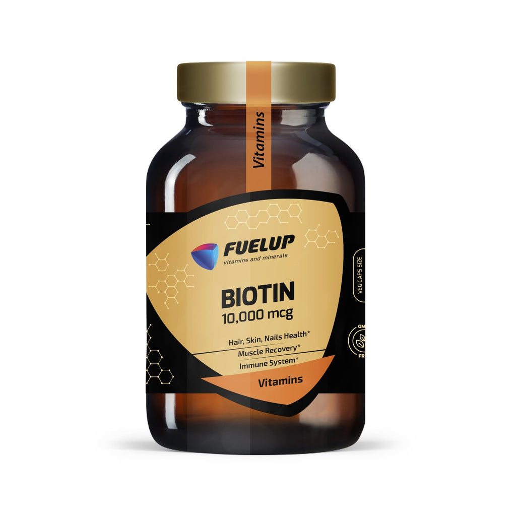 Biotina 1000 mcg para la salud del cabello, las uñas y la piel (120 cápsulas)