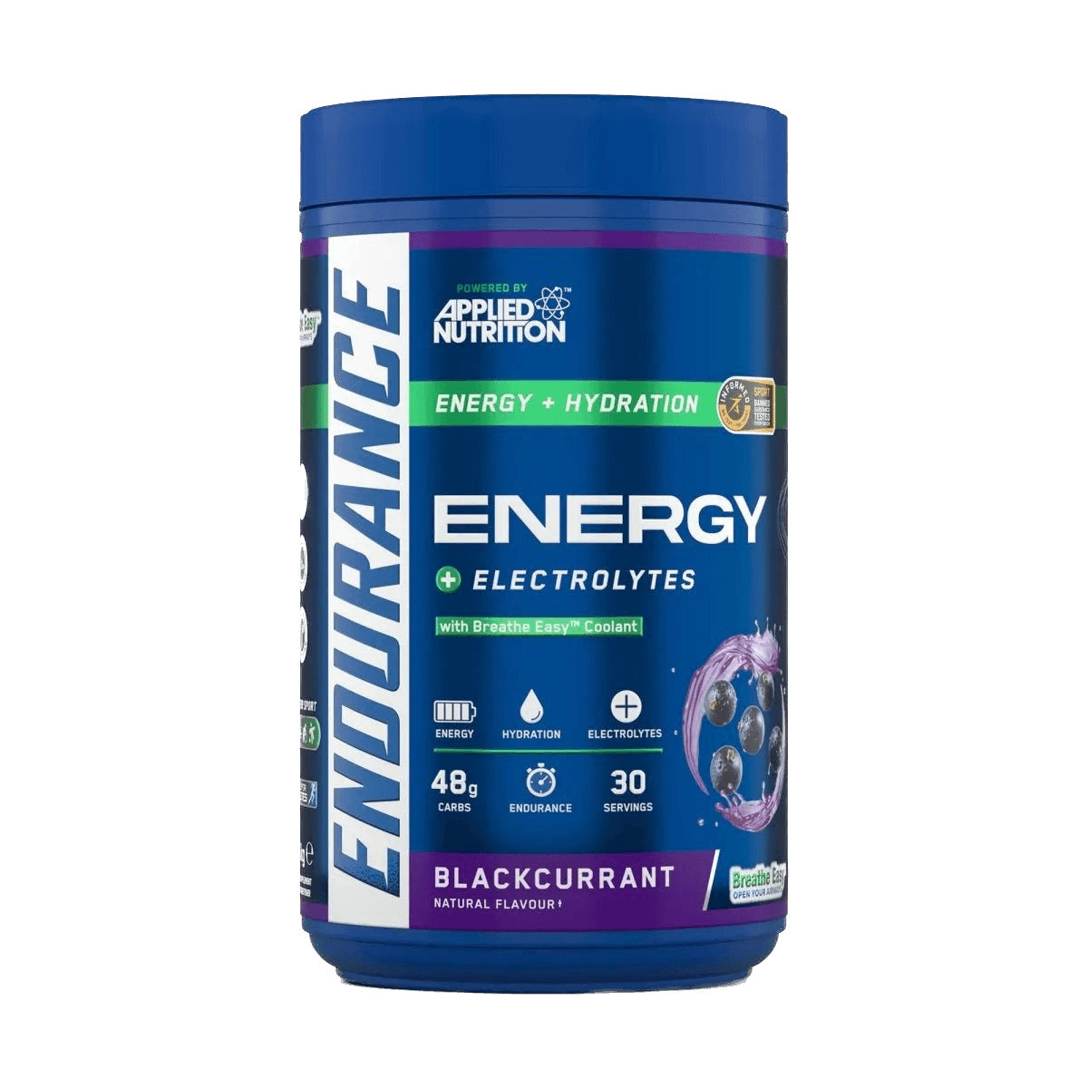 Endurance Breathe – bebida energética e hidratante con electrolitos 1.5 kg | Applied Nutrition