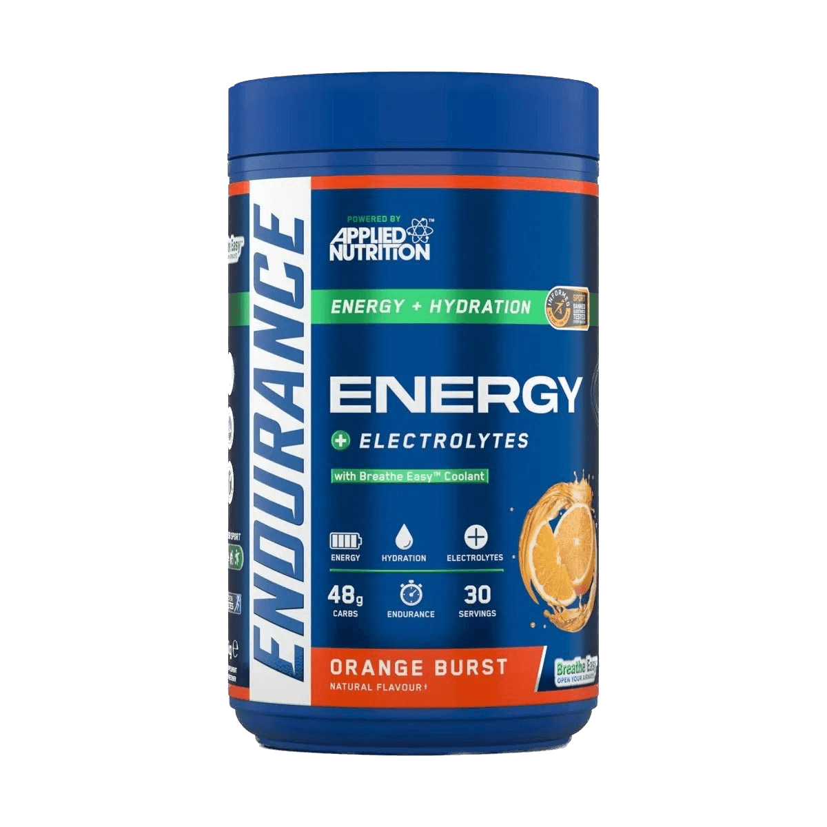 Endurance Breathe – bebida energética e hidratante con electrolitos 1.5 kg | Applied Nutrition