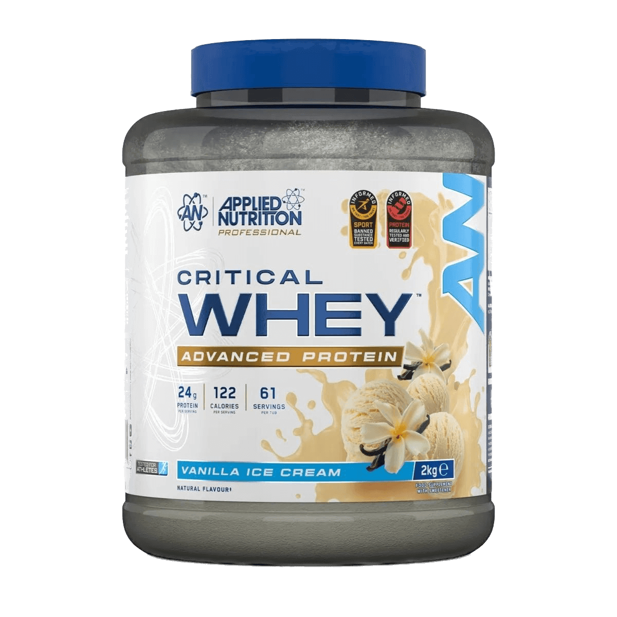 Mezcla de proteína de suero de alta calidad (aislado, concentrado e hidrolizado) – 2 kg | Applied Nutrition