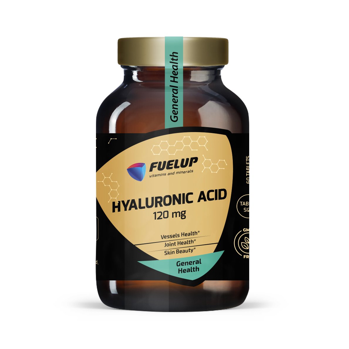 Ácido hialurónico para la hidratación de las articulaciones y la piel (60 tabletas)