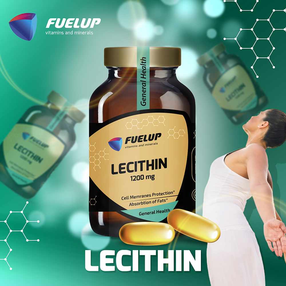 Lecitina 1200 mg – apoyo natural para el metabolismo de las grasas y la salud del corazón