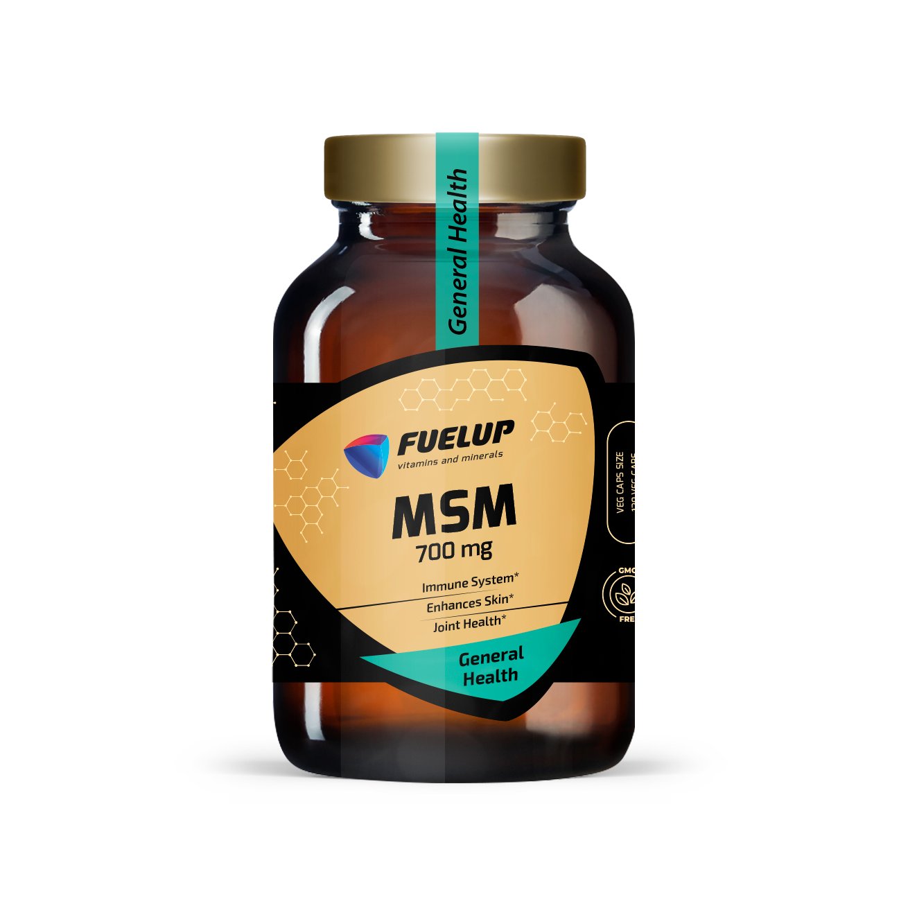 MSM azufre orgánico 700 mg para el apoyo antiinflamatorio, articular y del tejido conectivo (120 cápsulas)