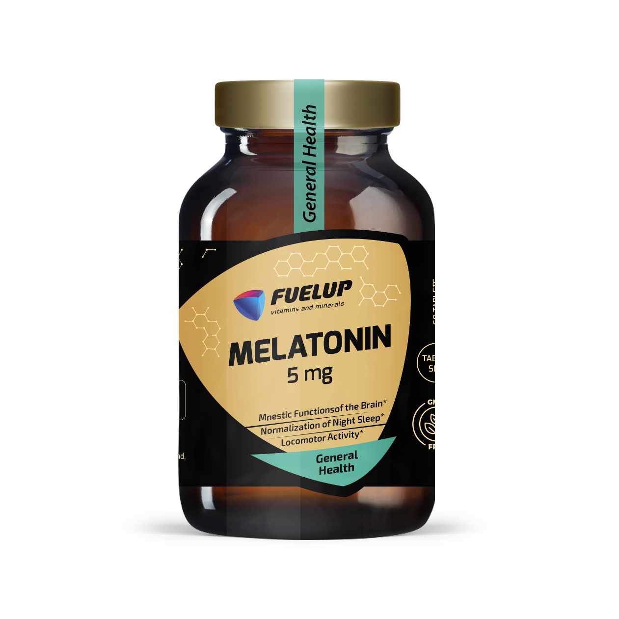 Melatonina 5 mg para la regulación del ciclo del sueño (60 tabletas)