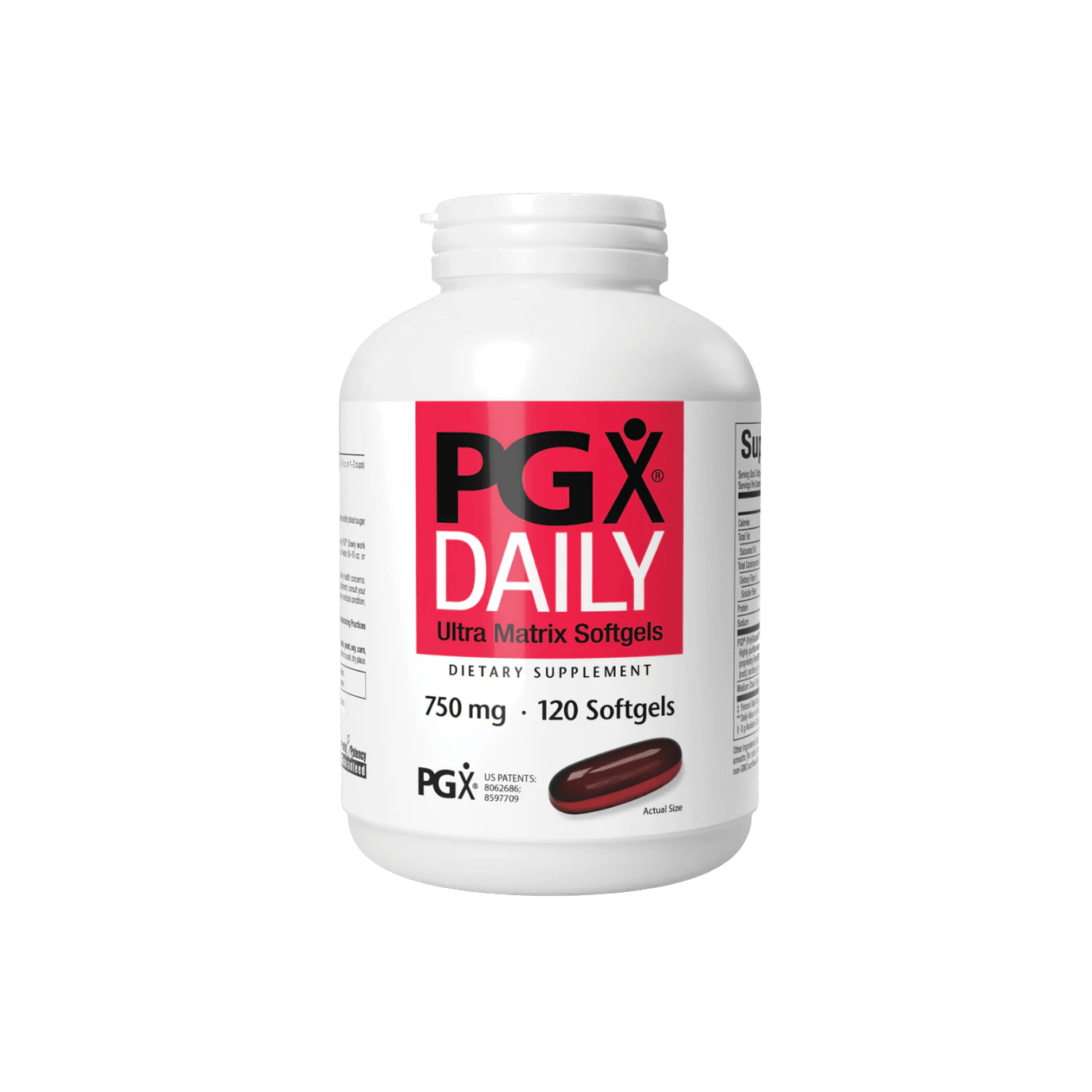 Cápsulas de fibra PGX para el control del peso y del apetito (Ultra Matrix, 750 mg)