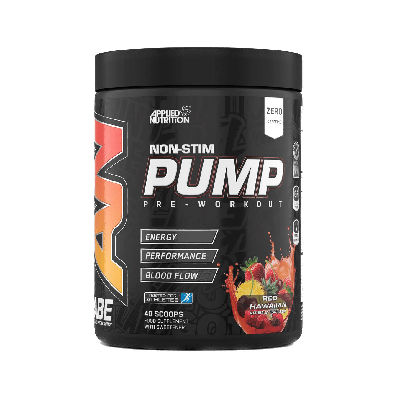 Pre-entreno sin estimulantes ABE Pump – sin cafeína – 500 g | Applied Nutrition