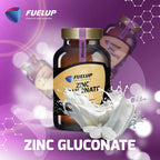 Gluconato de zinc 50 mg para la inmunidad, la piel y la energía