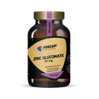 Gluconato de zinc 50 mg para la inmunidad, la piel y la energía