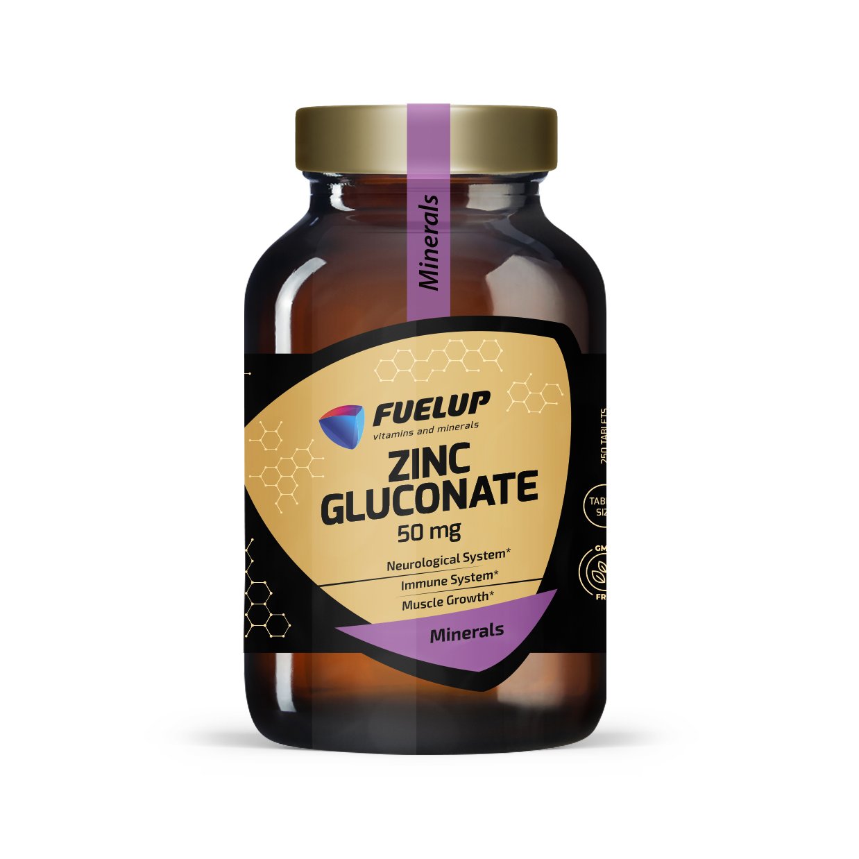 Gluconato de zinc 50 mg para la inmunidad, la piel y la energía