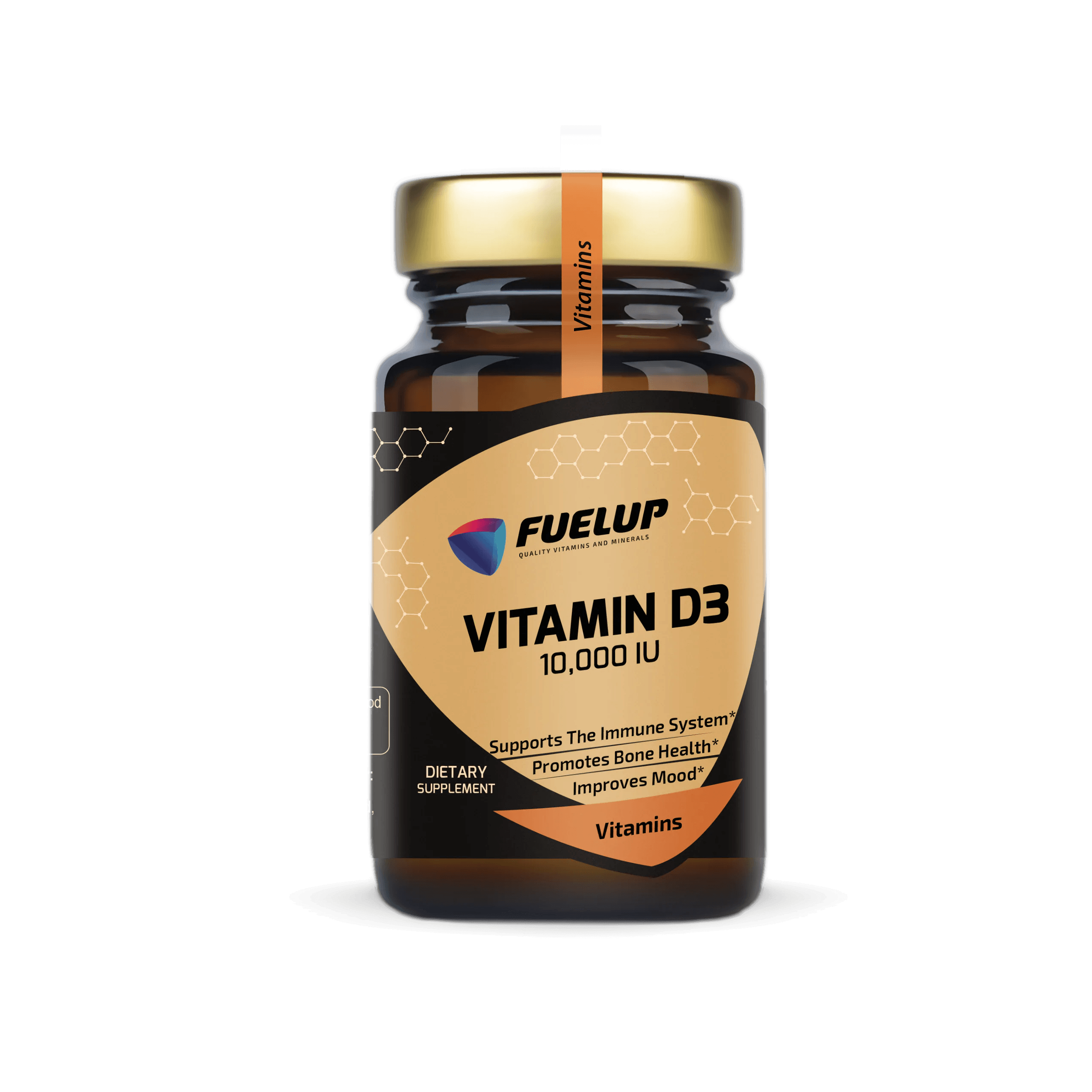 Vitamina D3 10.000 UI – Soporte para el sistema inmunitario y la salud ósea