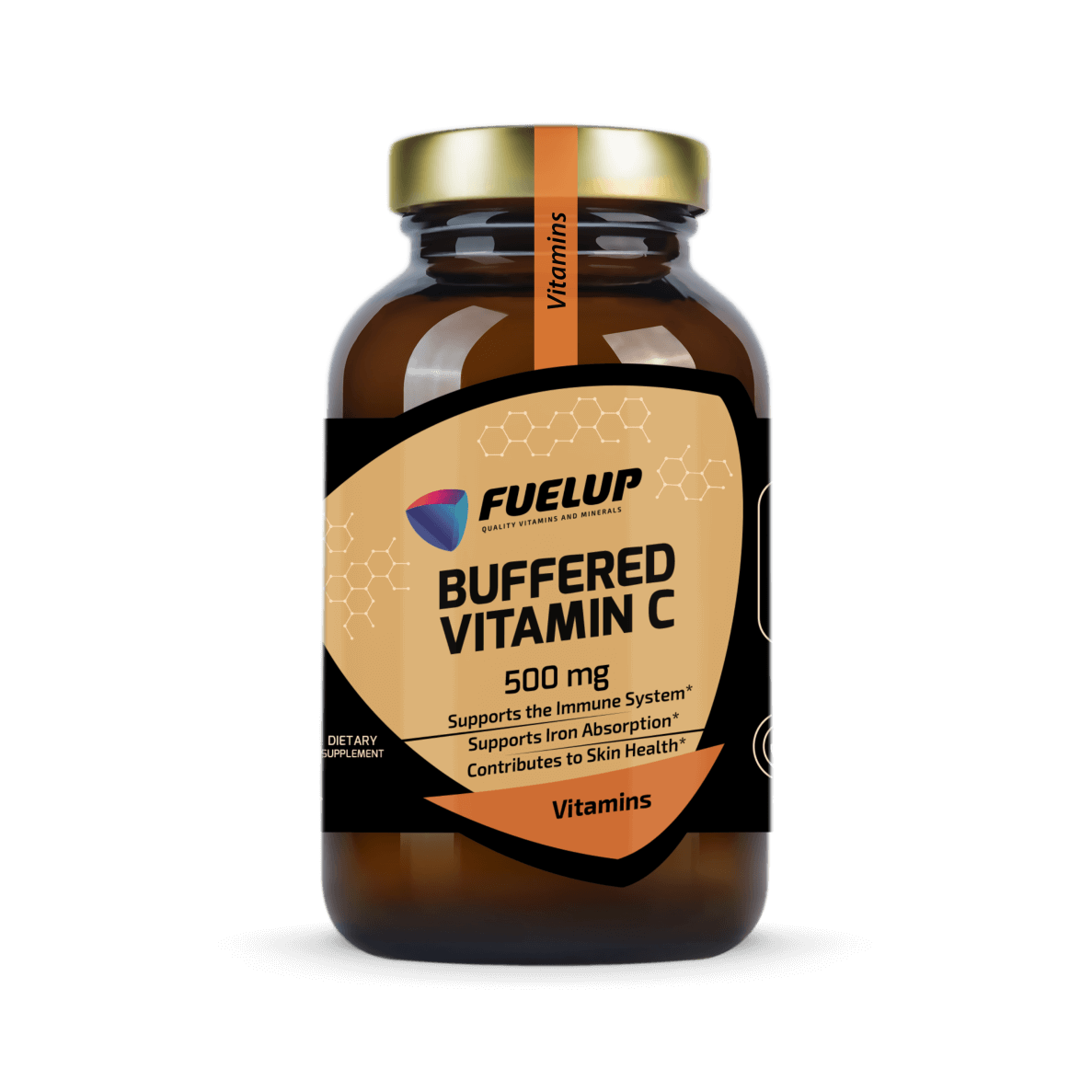 Vitamina C tamponada 500 mg – de acción prolongada y suave para el tracto digestivo (120 cápsulas)