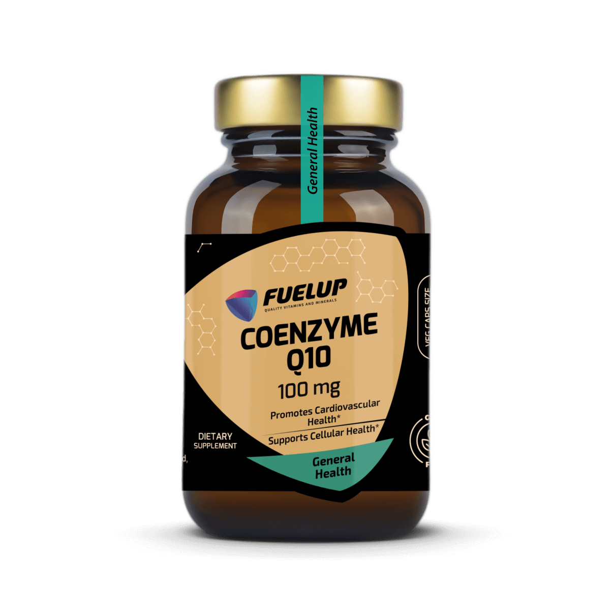 Coenzima Q10 100 mg para la conversión eficiente de nutrientes en energía (100 cápsulas)