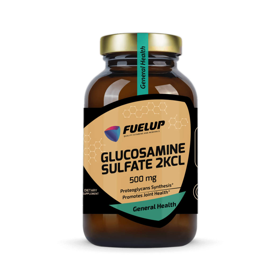 Sulfato de glucosamina (en forma 2KCl) para el apoyo de la estructura del cartílago (120 cápsulas)