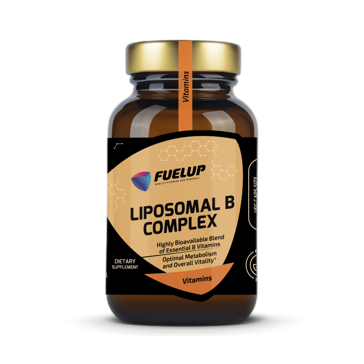 Complejo de vitaminas del grupo B liposomal para el apoyo del sistema nervioso y el metabolismo (60 cápsulas)