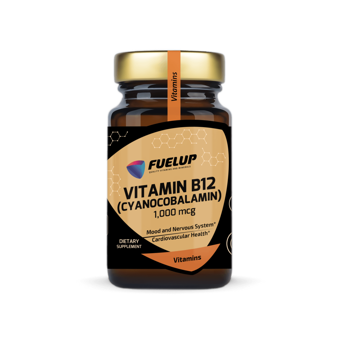 Vitamina B12 1000 mcg para energía y salud del sistema nervioso (100 tabletas)