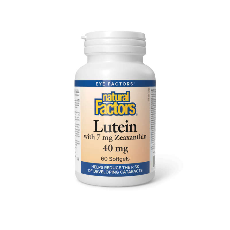 Luteína + zeaxantina 40 mg para la salud ocular y visual (60 cápsulas blandas)