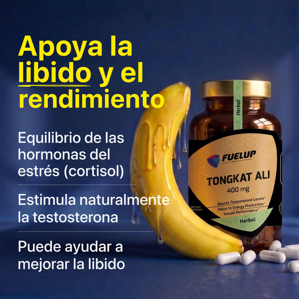 Extracto de Tongkat Ali para aumentar los niveles de testosterona y el rendimiento sexual